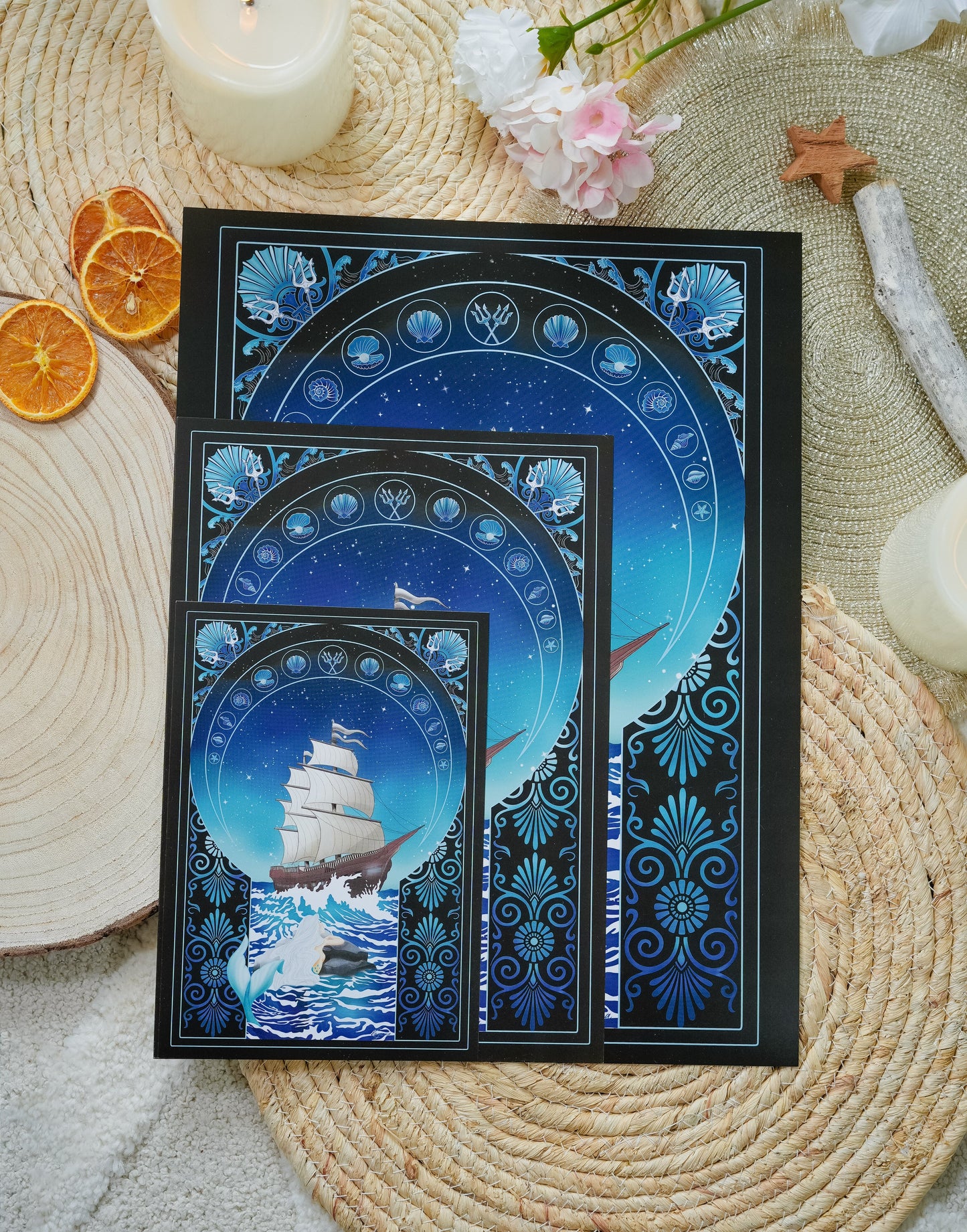 Above the Sea Kayana Illustrations