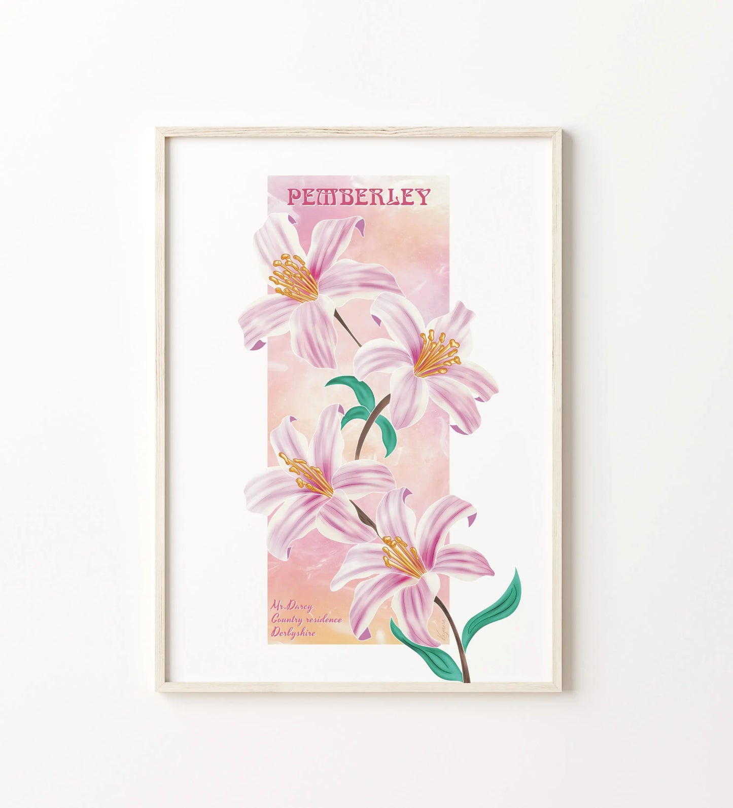 Pemberley - Mr Darcy Kayana Illustrations