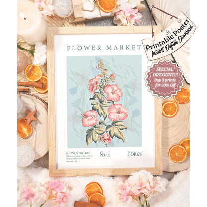 Twilight Flower Market Printable decor