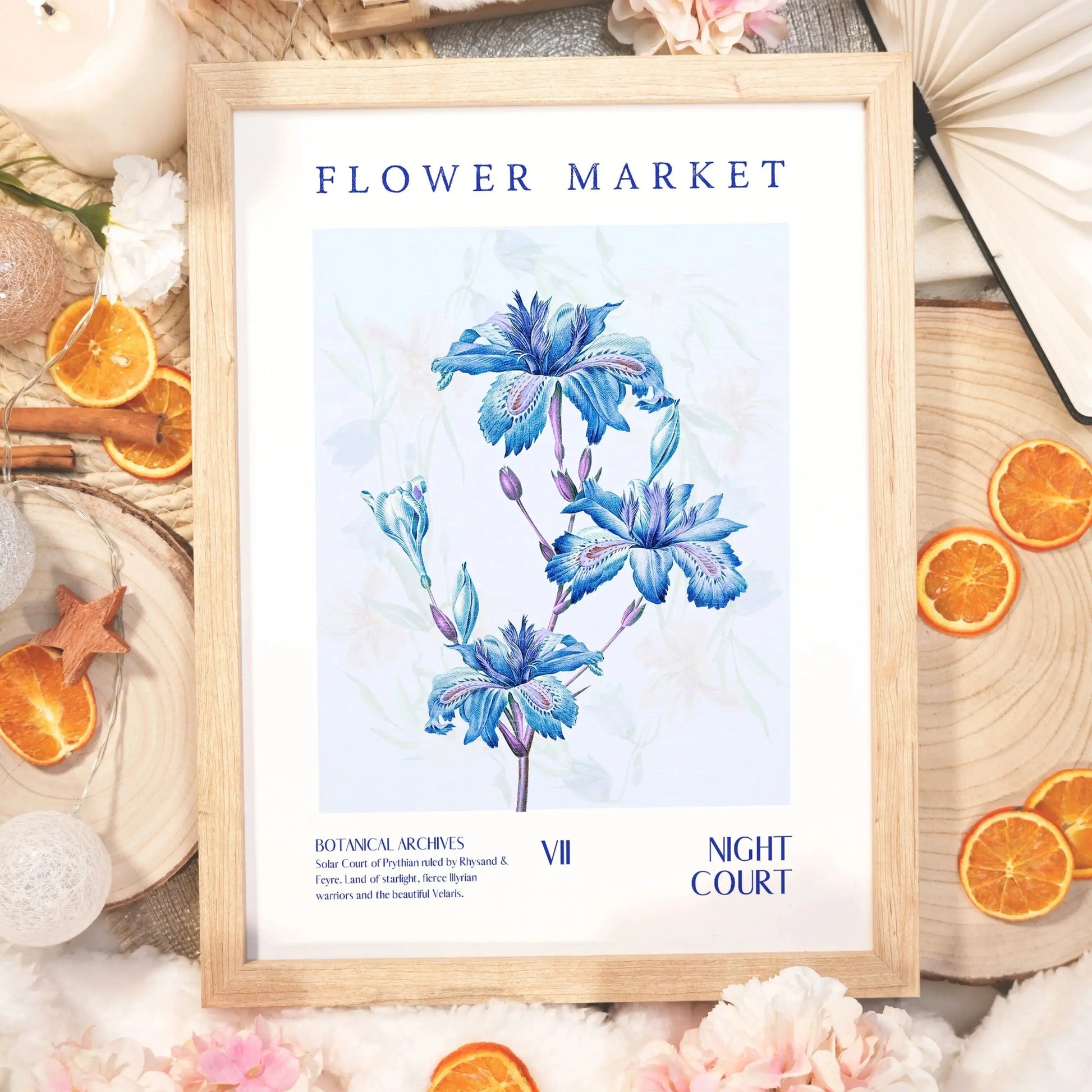 Night Court Flower Market Kayana Illustrations