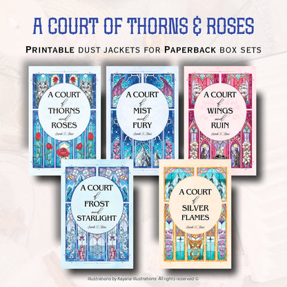 ACOTAR dust Jacket Kayana Illustrations