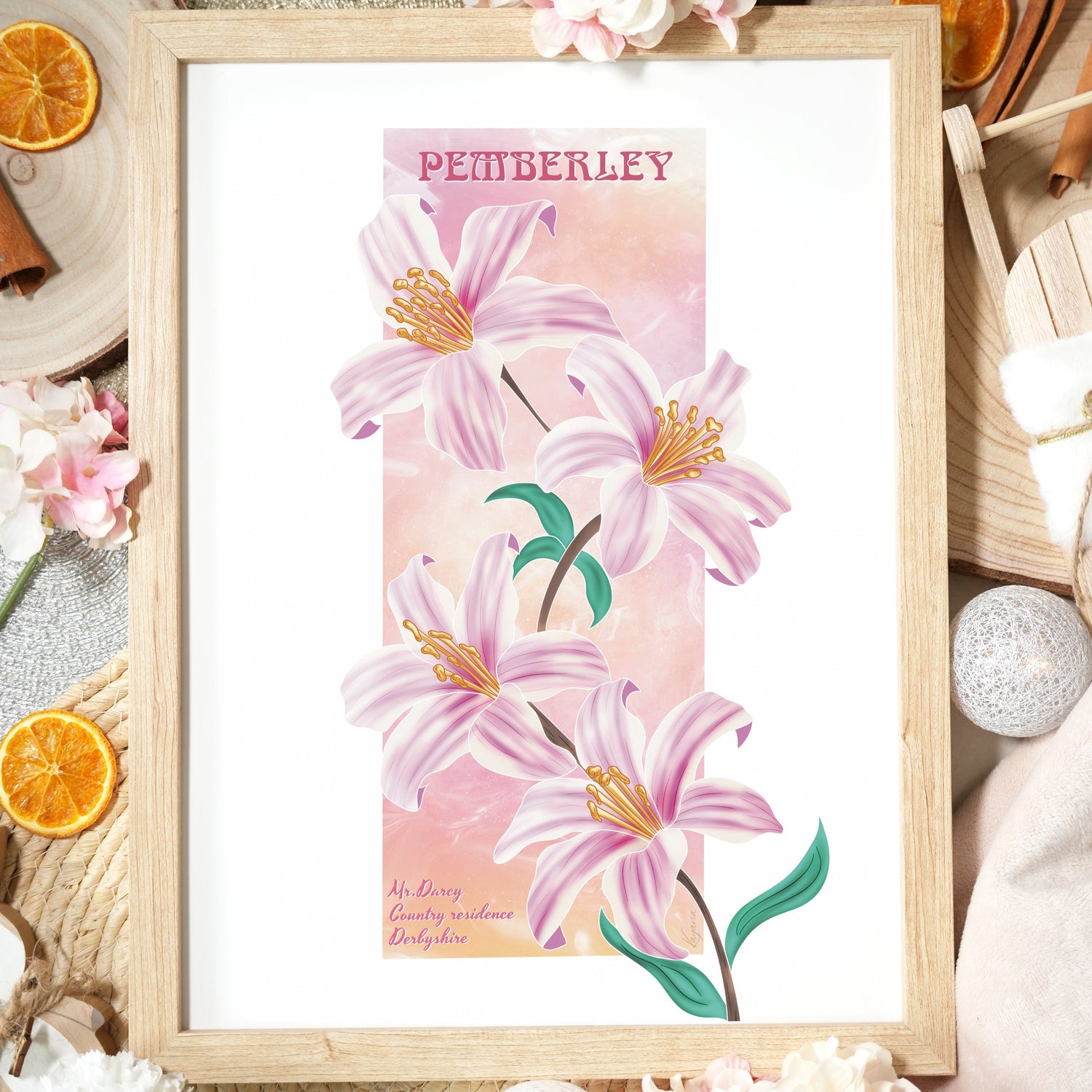 Pemberley - Mr Darcy Kayana Illustrations