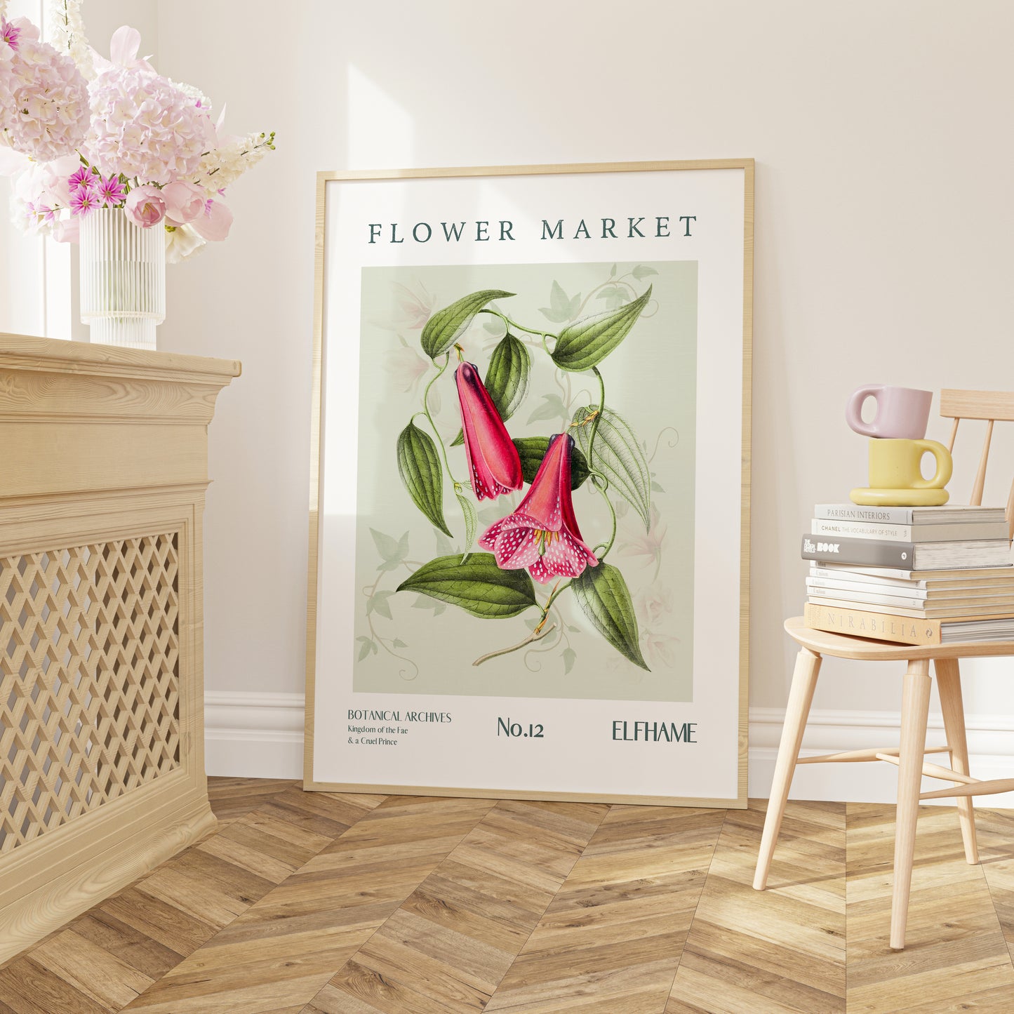 Elfhame fae Realm Flower Market Printable decor