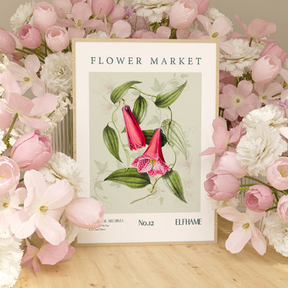 Elfhame fae Realm Flower Market Printable decor