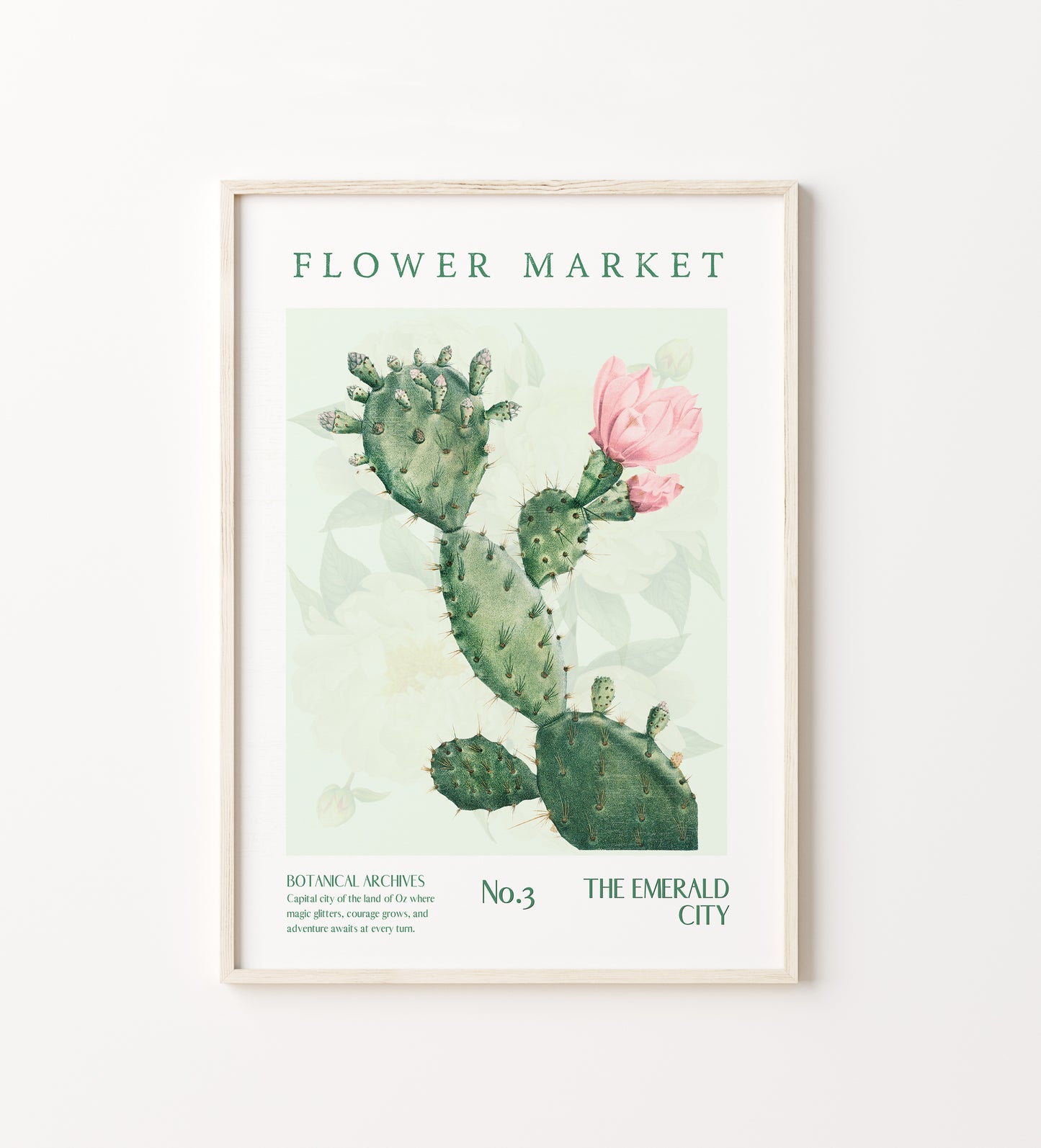 The Emerald City of Oz - Wicked Flower Market Printable decor