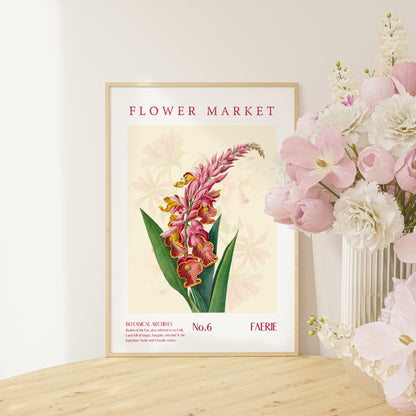 Faerie Flower Market Printable decor