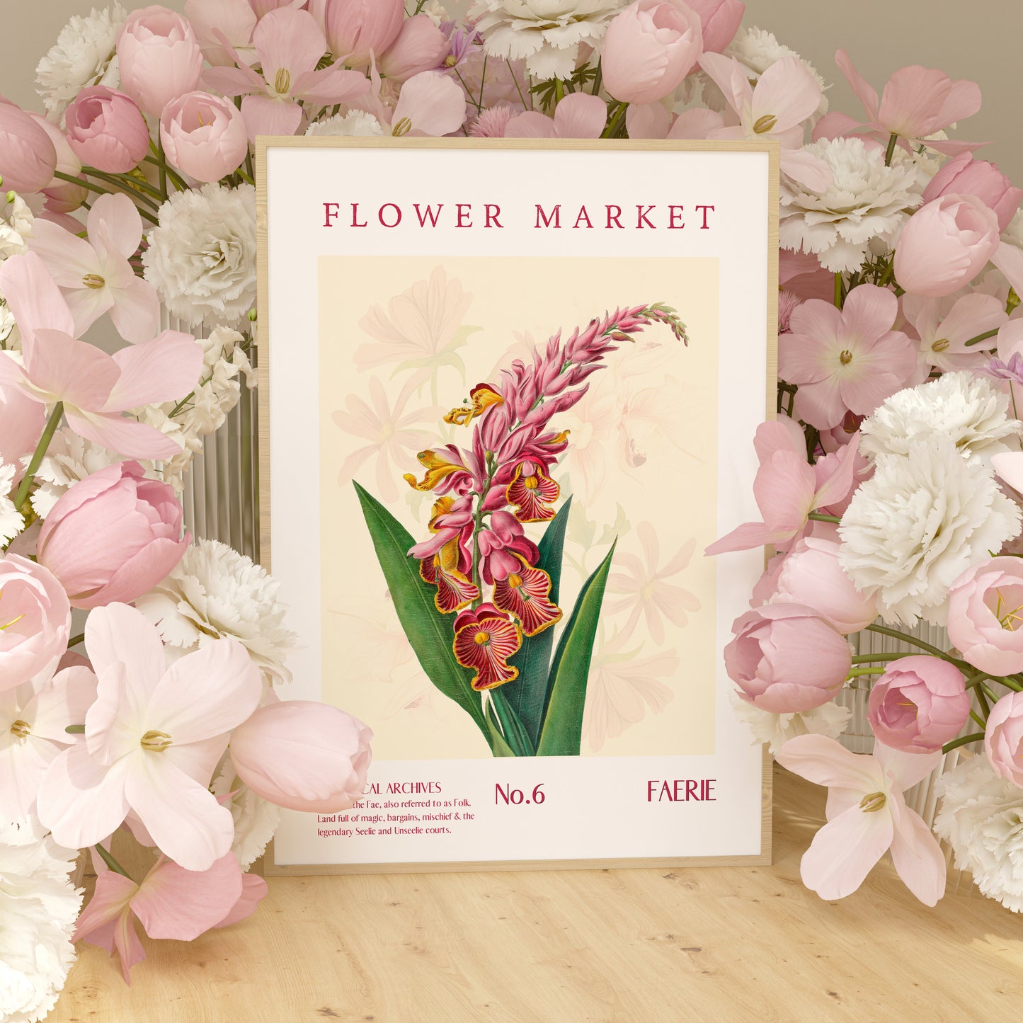 Faerie Flower Market Printable decor