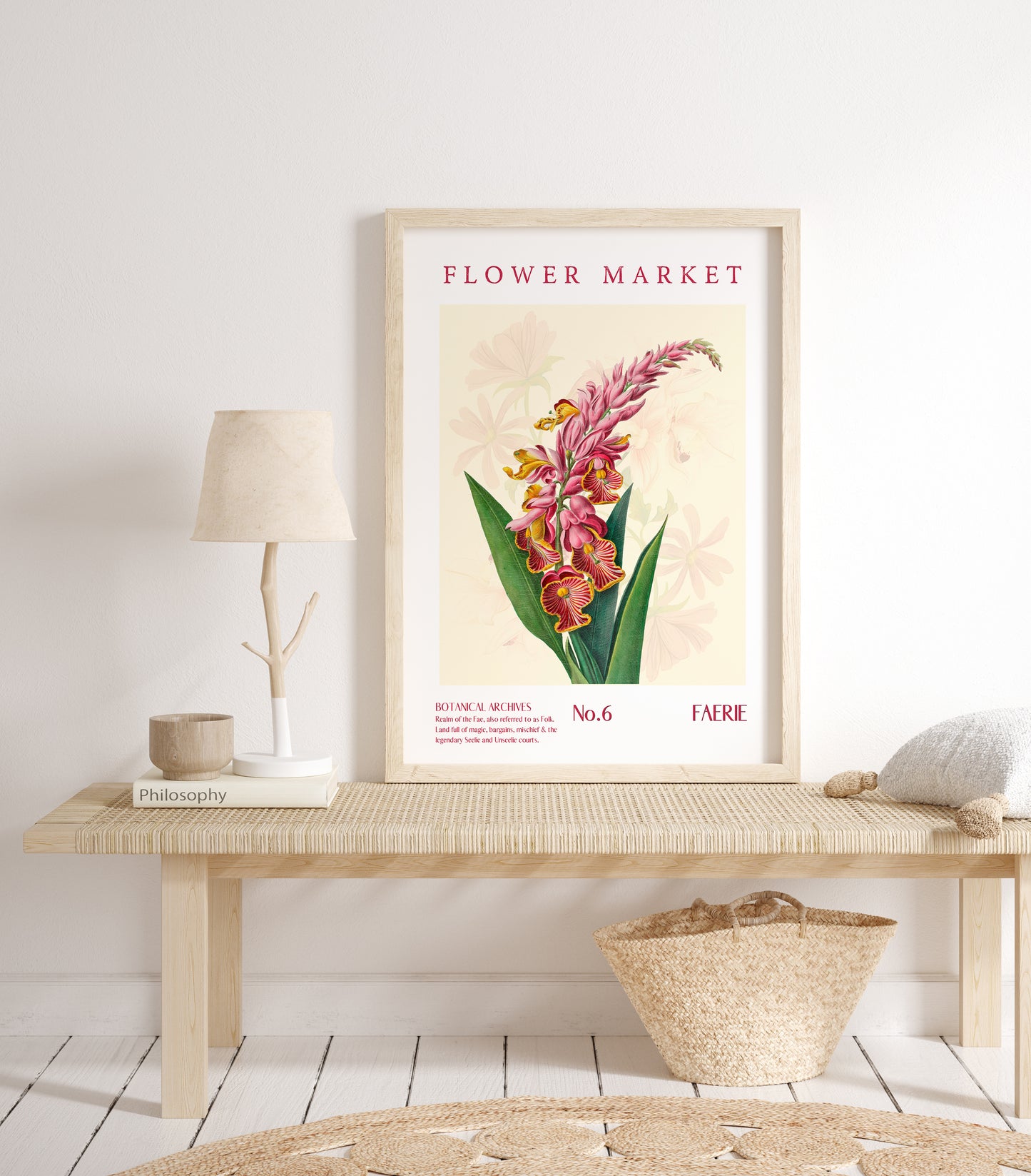 Faerie Flower Market Printable decor