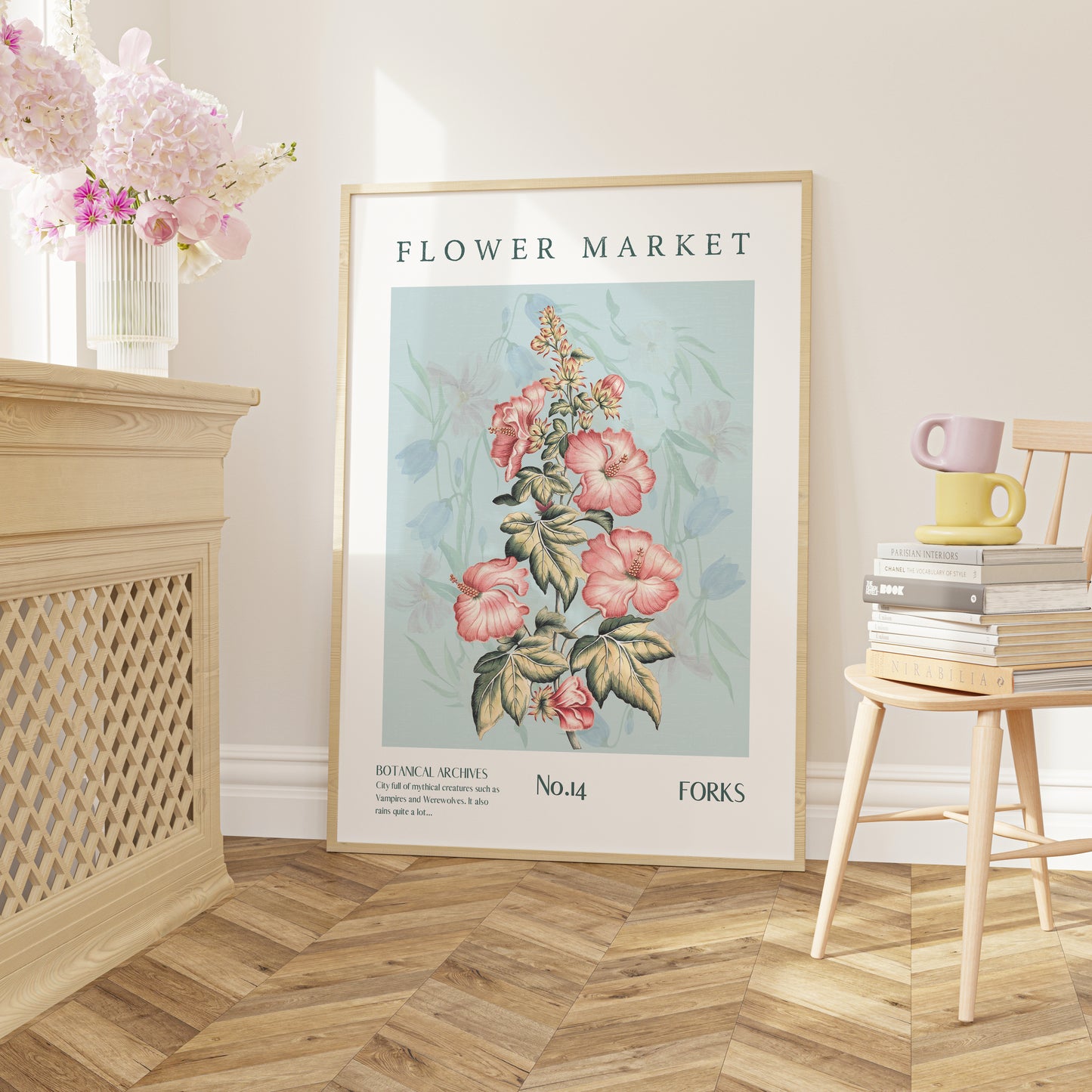 Twilight Flower Market Printable decor