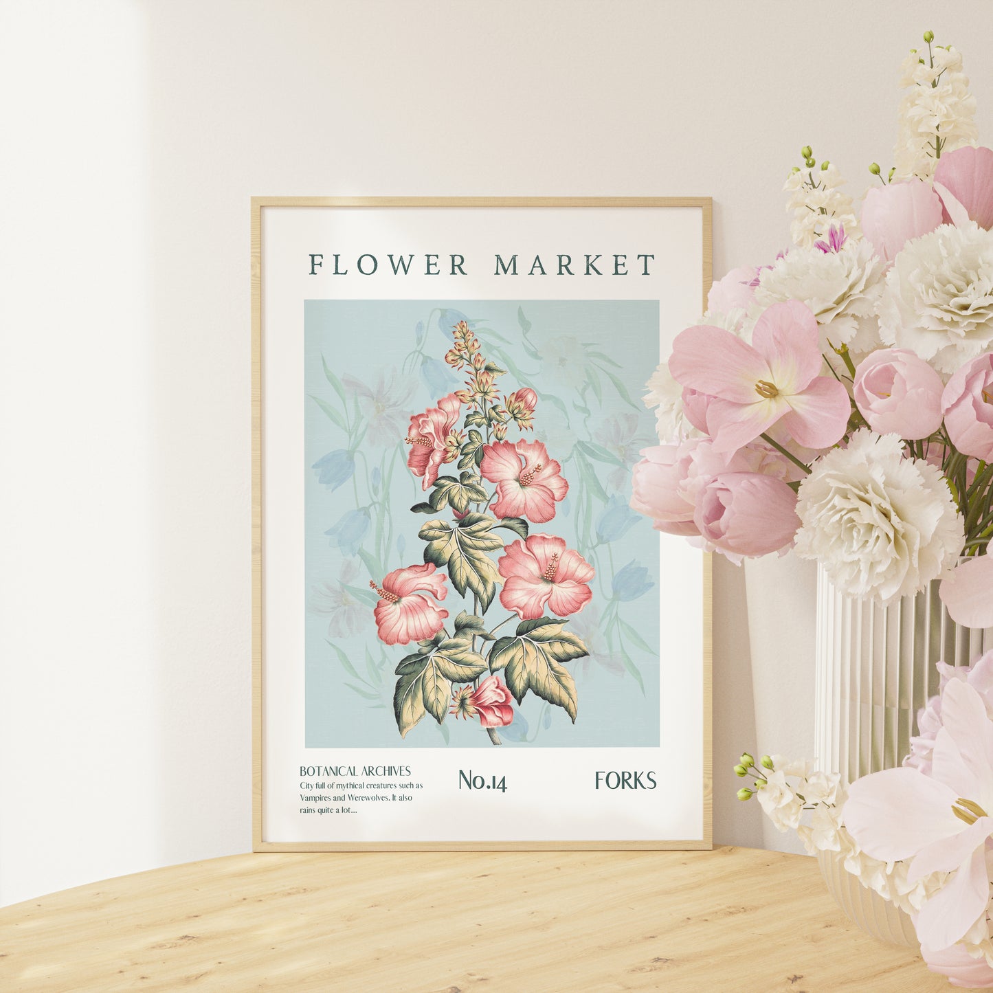 Twilight Flower Market Printable decor