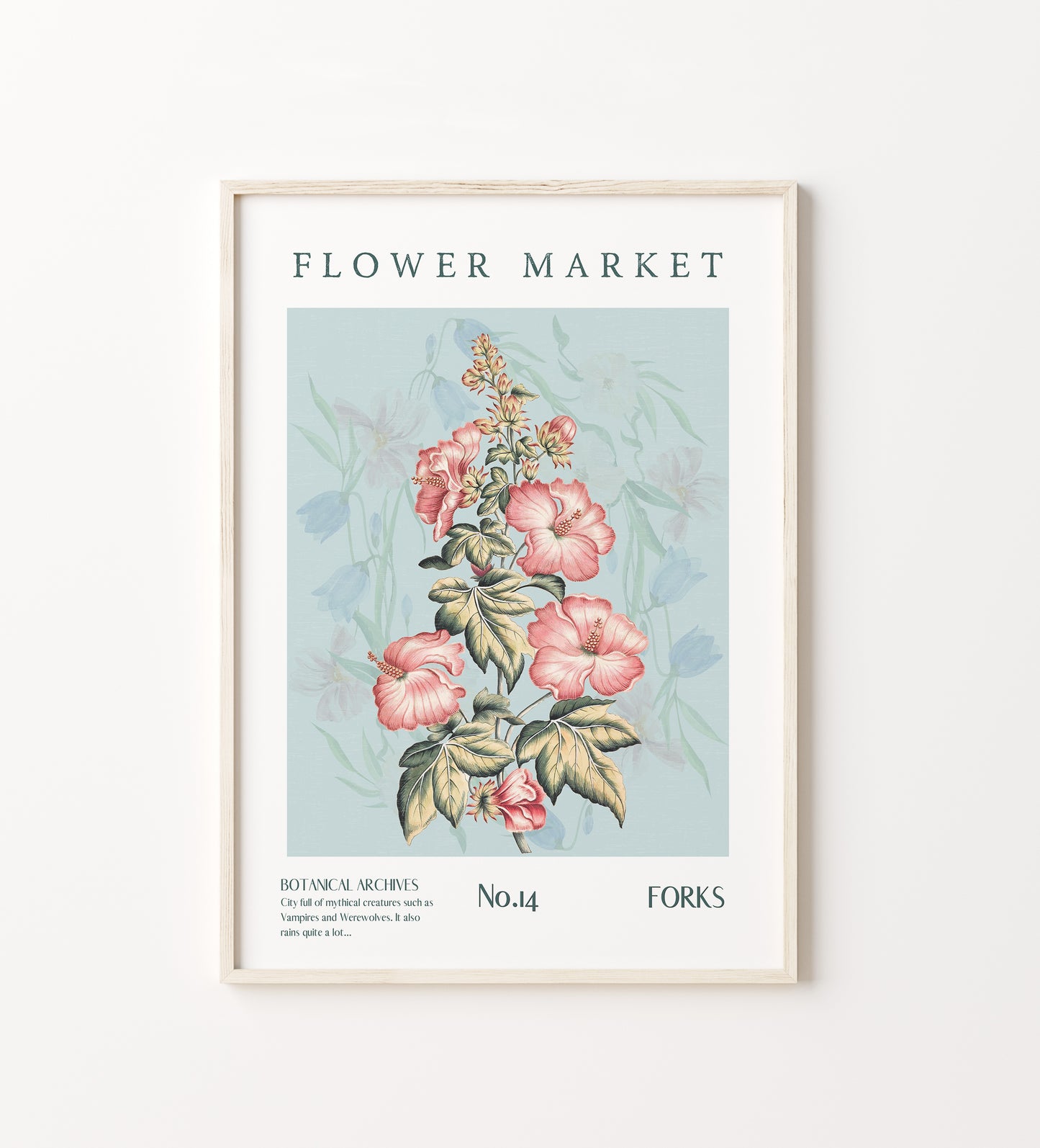 Twilight Flower Market Printable decor