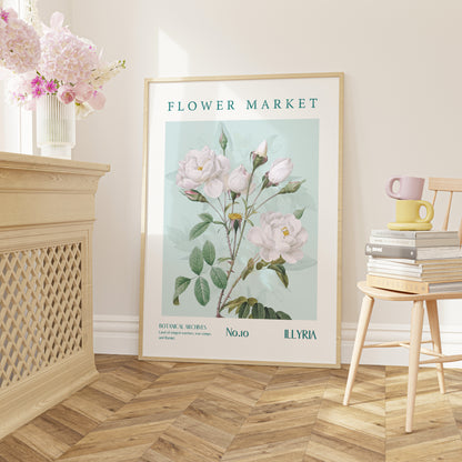 Illyria ACOTAR Flower Market Printable decor