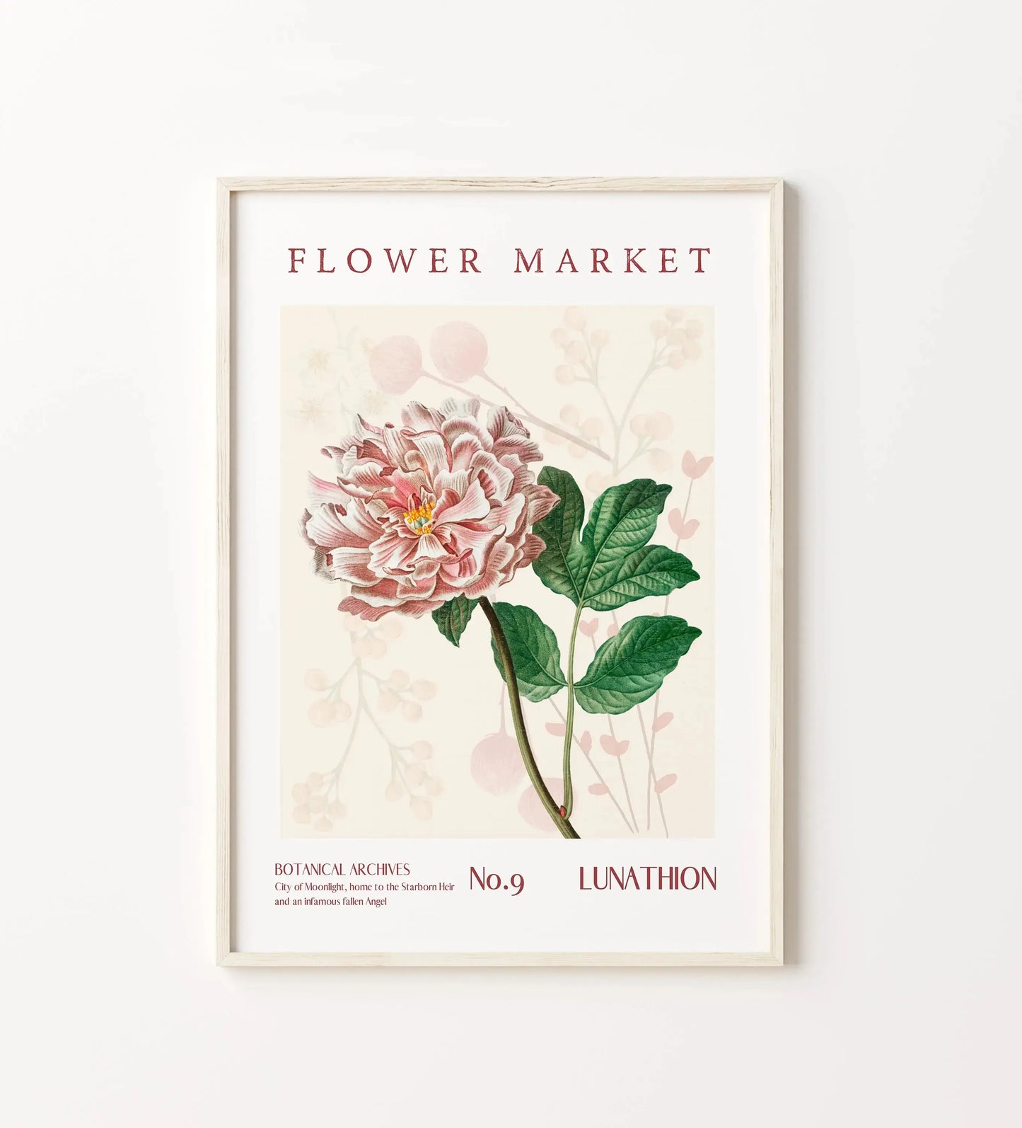 Lunathion Flower Market - Crescent City Kayana Illustrations