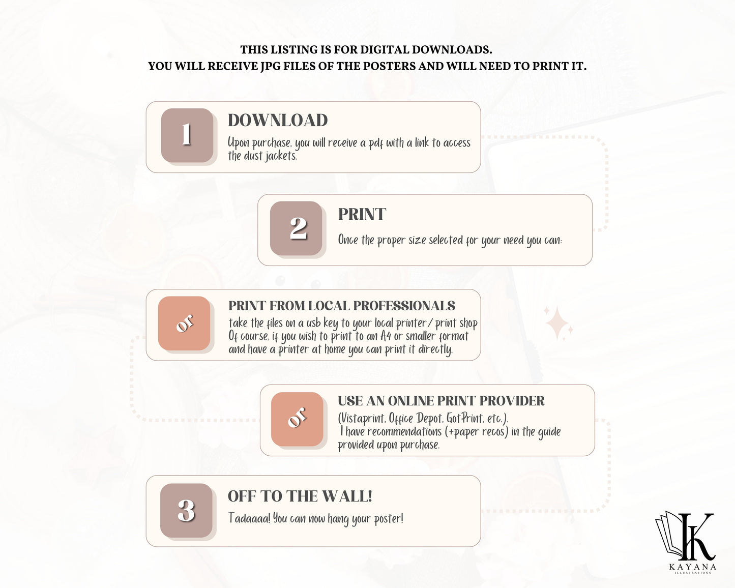 2026 Printable calendar Kayana Illustrations