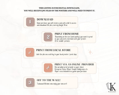 Bookish Scale of Colors poster Kayana Illustrations