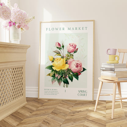 ACOTAR Spring Court Flower Market Printable decor