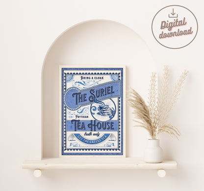 Suriel Tea House Printable decor