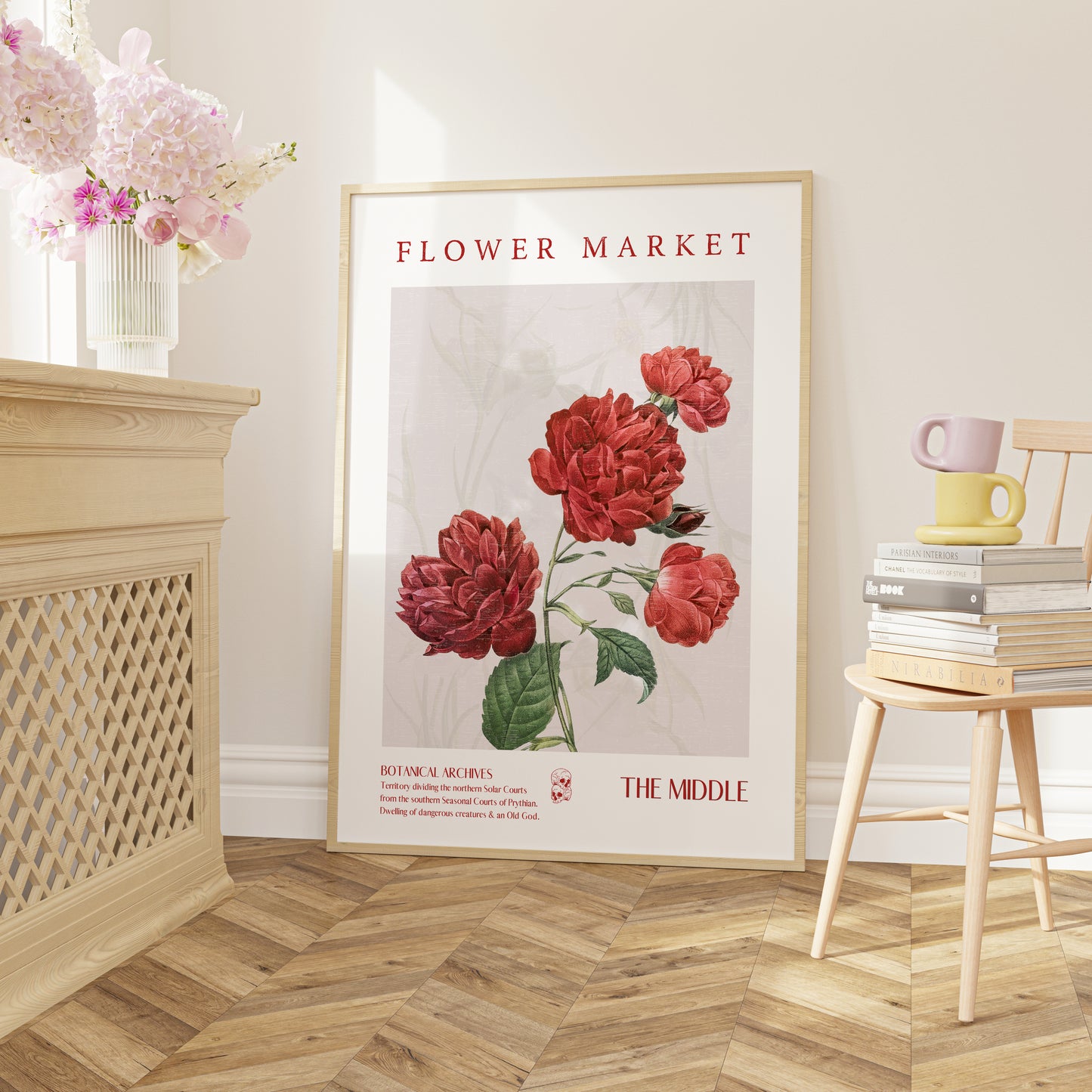 ACOTAR The Middle - Under the Mountain Flower Market Printable decor