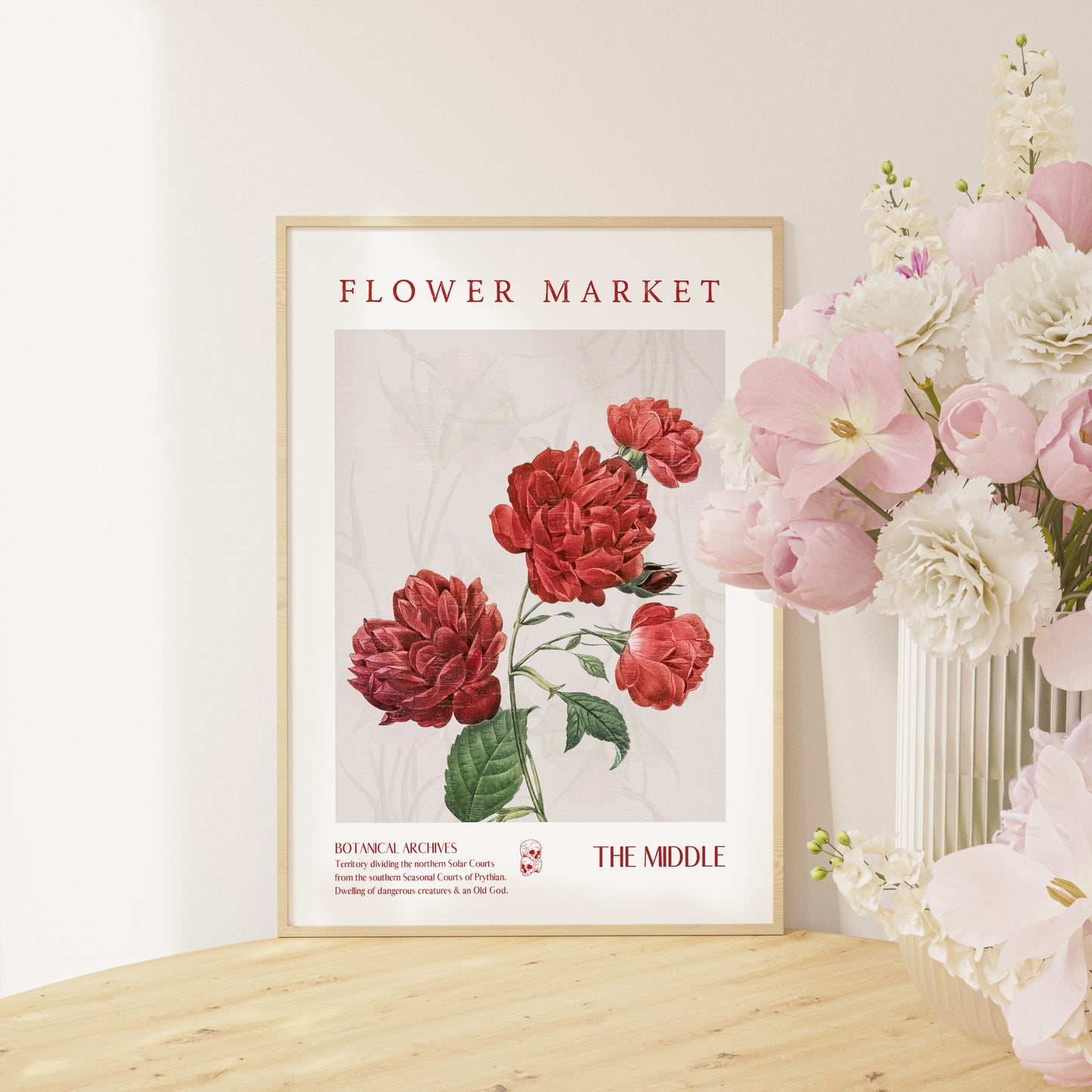 ACOTAR The Middle - Under the Mountain Flower Market Printable decor