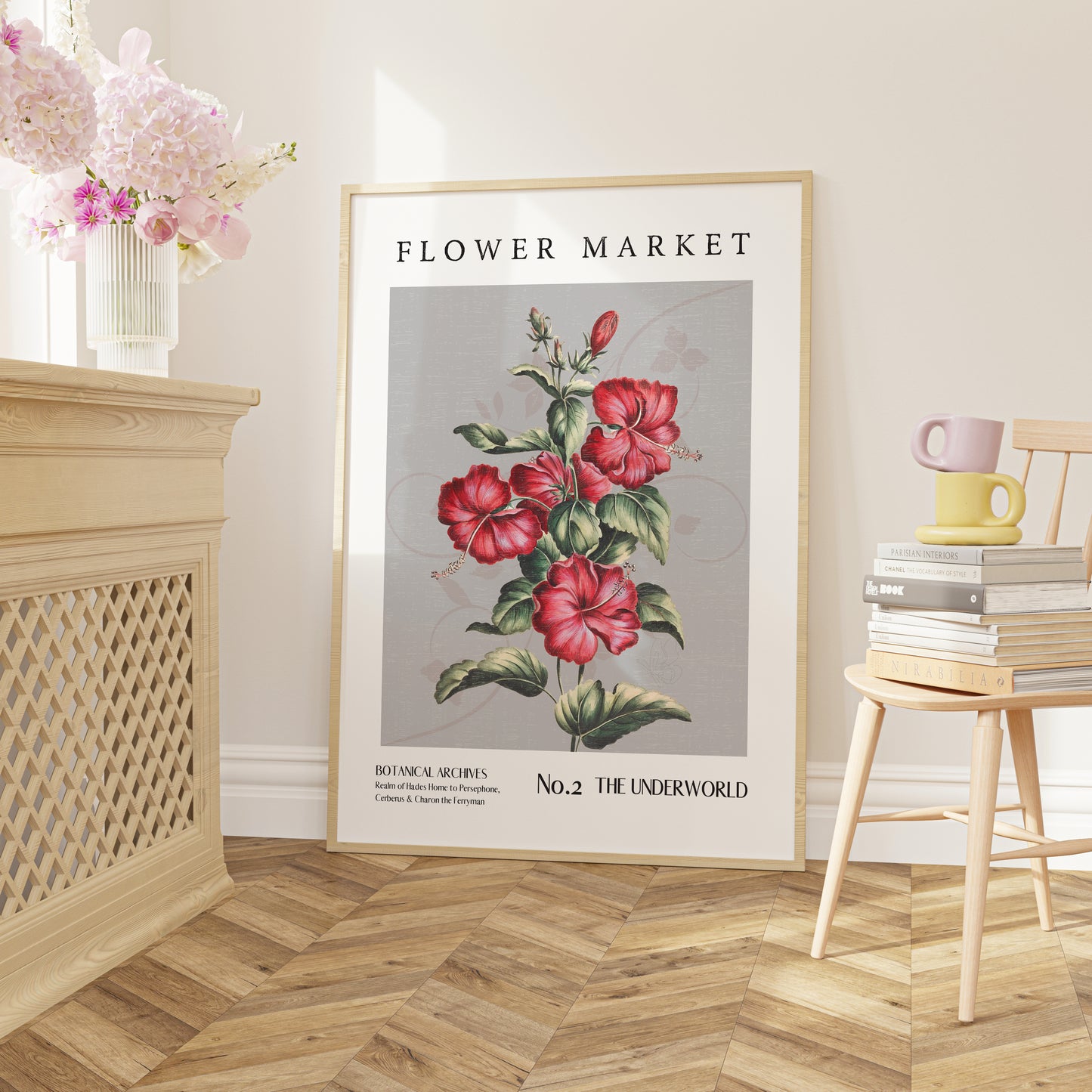 The Underworld Greek Mythology Flower Market Printable decor