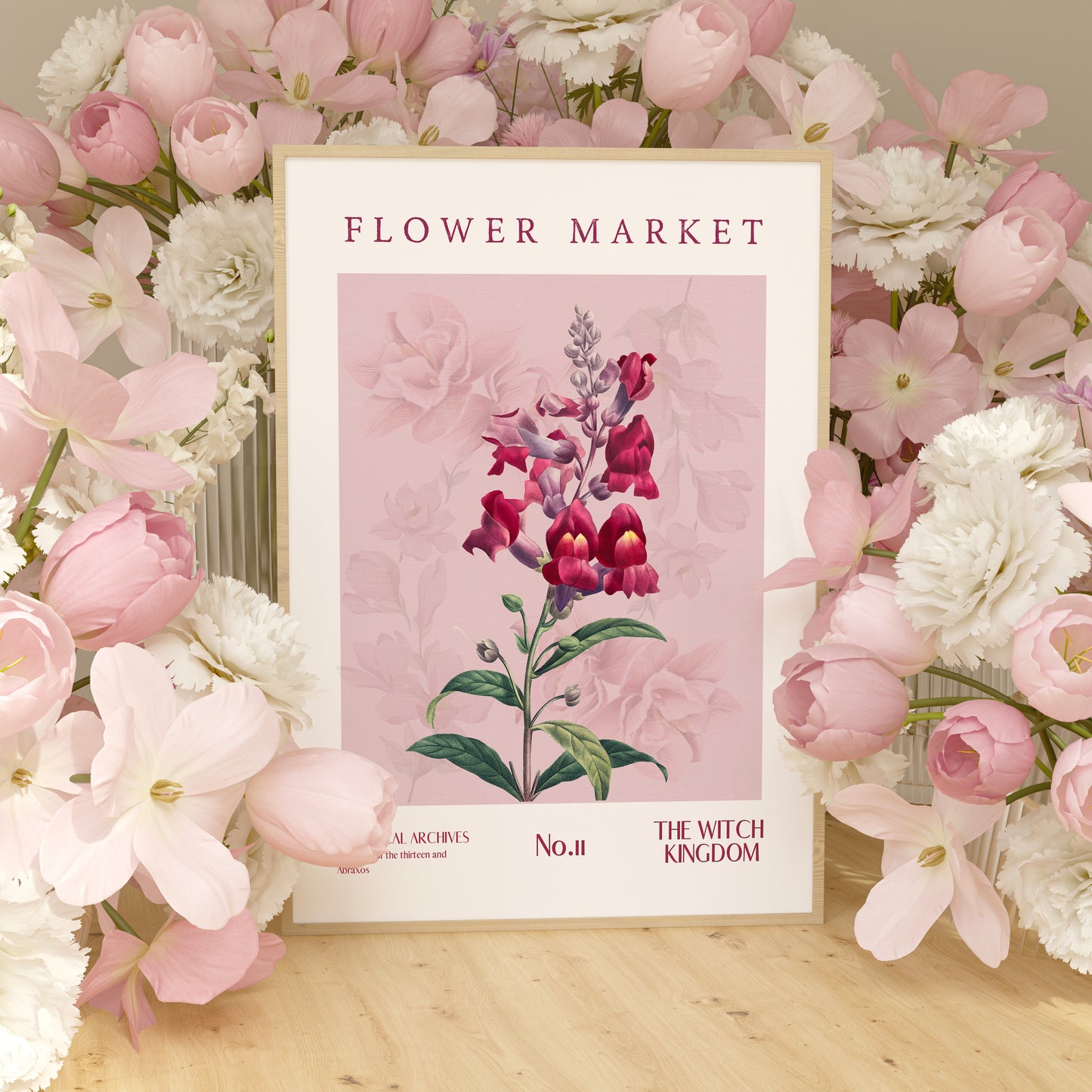 Witch Kingdom Flower Market Printable decor