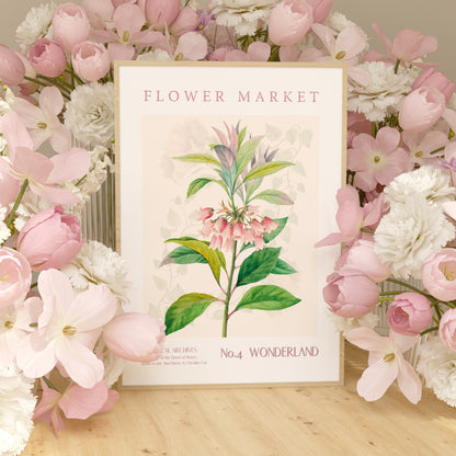 Alice in Wonderland Flower Market Printable decor