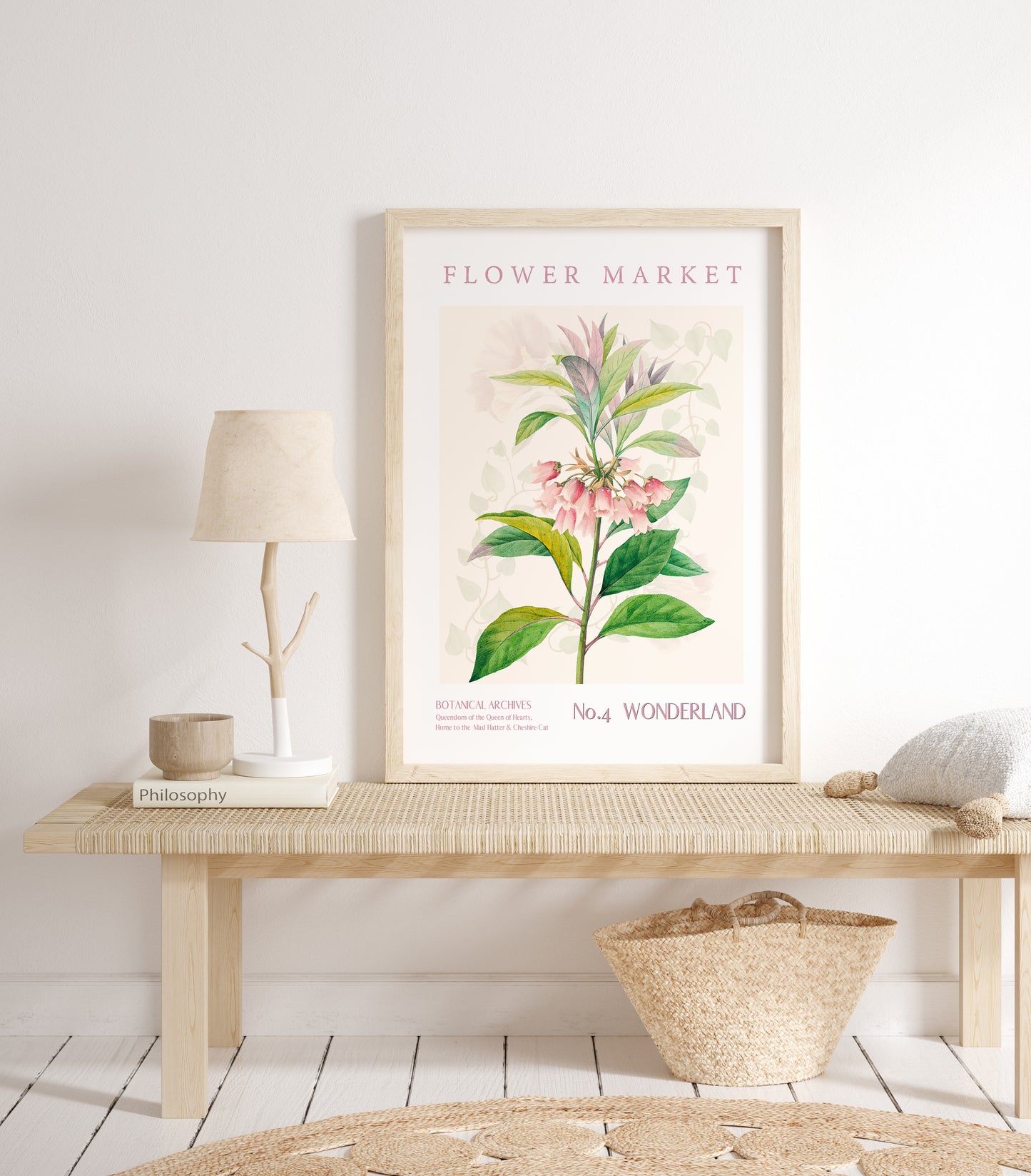 Alice in Wonderland Flower Market Printable decor